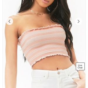 💕 NWT F21 Smocked Crop Top 💕